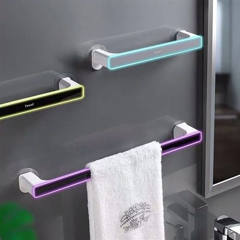 Επιτοίχια θήκη για πετσέτες μπάνιου Αυτοκόλλητη κρεμάστρα πετσετών Μπάρα τουαλέτας Κρεμάστρα μαντηλάκια κουζίνας Γάντζος τοίχου Organizer αποθήκευσης