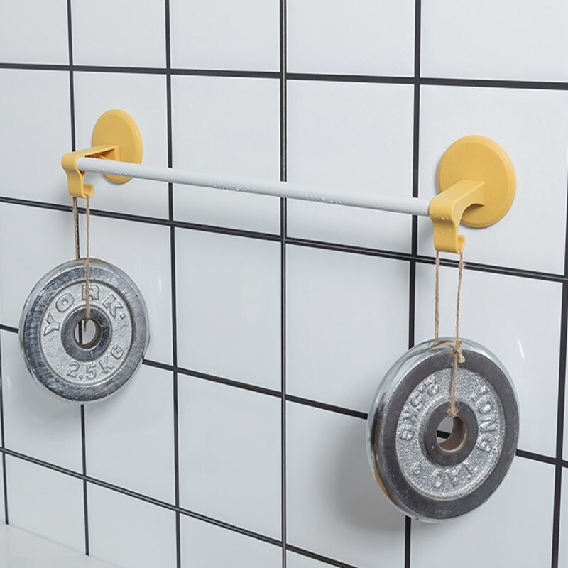 Samoljepljiva šipka za ručnike/Stalak za ručnike bez bušenja Vješalica za ručne ručnike Zidna polica za kadu Stalak za odlaganje papuča za ručnike za kupaonicu