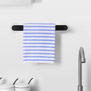 Σχάρα βάσης για πετσέτες Δωρεάν διάτρηση τουαλέτας μπάνιου βεντούζα γάντζος Ράφι επιτοίχια φινίρισμα μπάρα