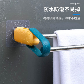 Σχάρα αποθήκευσης πετσετών μπάνιου Διάτρητη βάση αποθήκευσης πετσετών πετσετών Επιτοίχια μαντηλάκια κουζίνας μαντηλάκια κρεμαστά