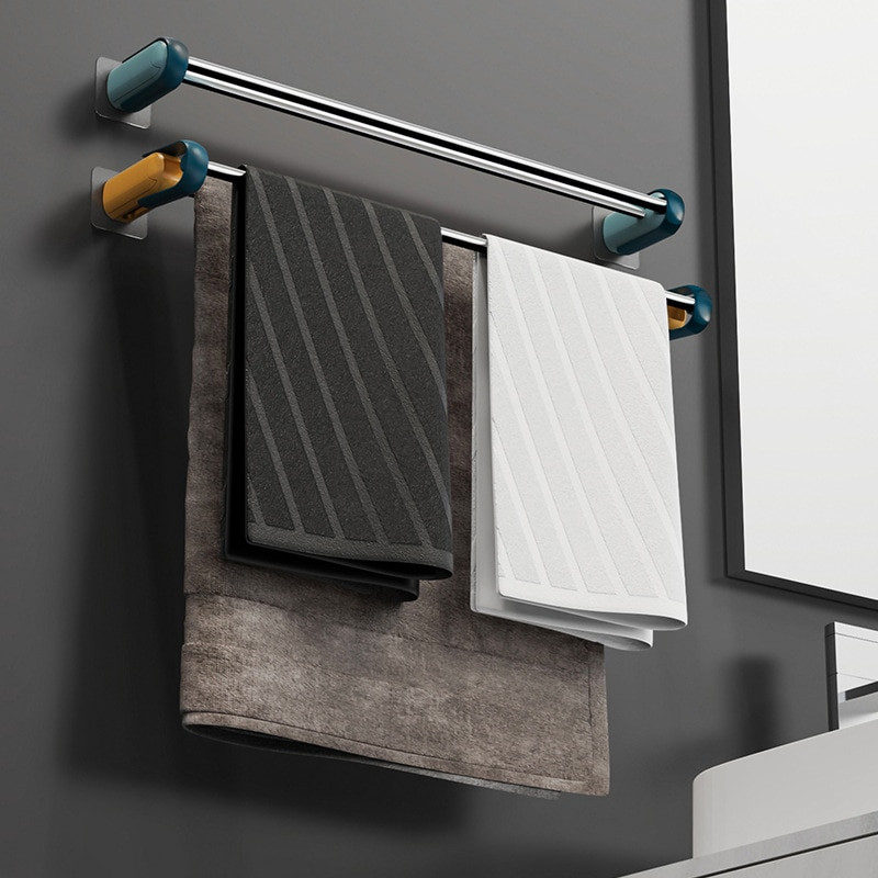 Kupaonski stalak za pohranjivanje ručnika WC Perforirani stalak za pohranjivanje ručnika Zidna kupaonska kuka Kuhinjske maramice Gadgeti za vješanje