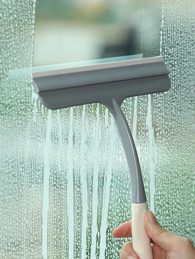 Силиконова нехлъзгаща се стъргалка за чистачки за стъкло Чистачка за врата на душ кабина/предно стъкло на автомобил/стъклен прозорец Инструменти за почистване на домакинства Drop shipp