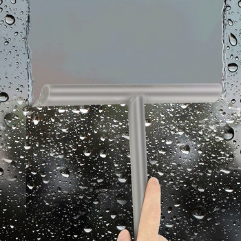 Παράθυρο Stain Water Squeegee Glass Scraper Squeegee Cleaner with Sucker Bathroom Mirror Wiper Scree Scraper Glass Cleaning Tools