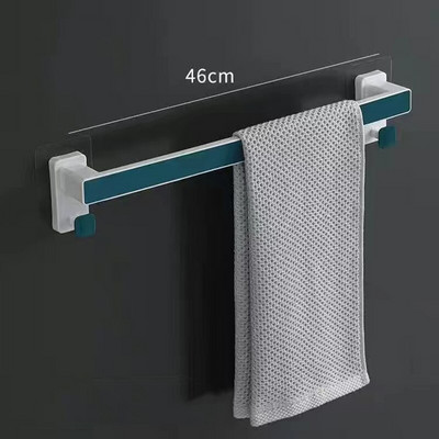 Σχάρα για πετσέτες Δωρεάν διάτρηση Τουαλέτας Βεντούζας Μπάνιου Γάντζος Κρεμάστρα για πετσέτες Ράφι ράφι πετσετών επιτοίχιας ράφι φινιρίσματος2021