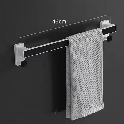 Σχάρα για πετσέτες Δωρεάν διάτρηση Τουαλέτας Βεντούζας Μπάνιου Γάντζος Κρεμάστρα για πετσέτες Ράφι ράφι πετσετών επιτοίχιας ράφι φινιρίσματος2021