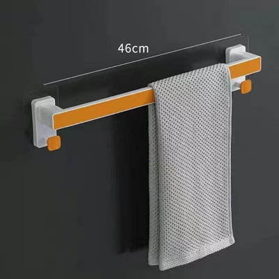 Σχάρα για πετσέτες Δωρεάν διάτρηση Τουαλέτας Βεντούζας Μπάνιου Γάντζος Κρεμάστρα για πετσέτες Ράφι ράφι πετσετών επιτοίχιας ράφι φινιρίσματος2021