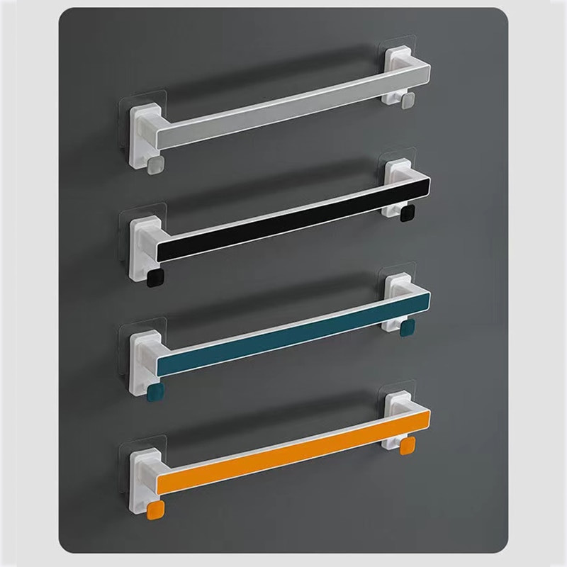 Σχάρα για πετσέτες Δωρεάν διάτρηση Τουαλέτας Βεντούζας Μπάνιου Γάντζος Κρεμάστρα για πετσέτες Ράφι ράφι πετσετών επιτοίχιας ράφι φινιρίσματος2021