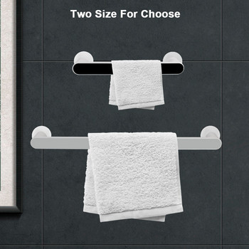Επιτοίχια αυτοκόλλητη κρεμάστρα για πετσέτες κουζίνας ράφι μπάνιου Organizer μπάνιου Αξεσουάρ μπάνιου Κρεμάστρα πετσετών Μπάρα για πετσέτες