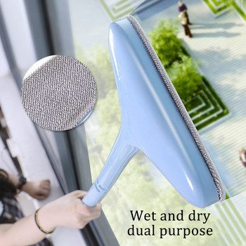 Βούρτσα πλυσίματος παραθύρων οικιακού καθαρισμού Αφαίρεση οικιακής σκόνης για τζάμια γυαλιού τζαμιού Βούρτσα υγρού και στεγνού καθαρισμού Αξεσουάρ κουζίνας
