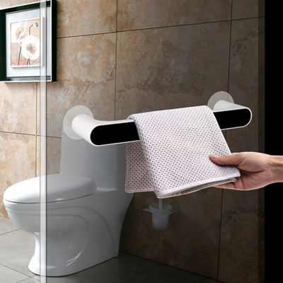 Vannas istabas piederumi Vannas istabas organizators dvieļu stienis Virtuve Vannas istabas plaukts dvieļu pakaramais Pie sienas stiprināms pašlīmējošs dvieļu paliktnis