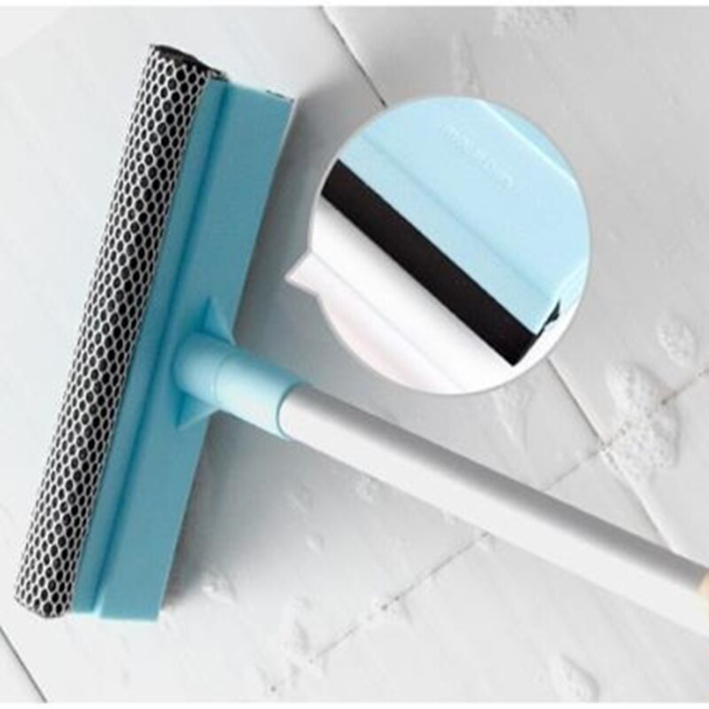 Soluție de curățare geamuri pe două fețe Perie de curățare cu mâner lung reglabil Perie de spălat geamuri Instrument de curățare pentru uz casnic