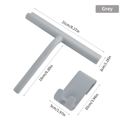 Racletă de duș Stergător de geamuri pentru mașină Racletă din silicon Perie de curățare Mâner lung Stergator de oglinzi Razuitoare Accesorii de curățare