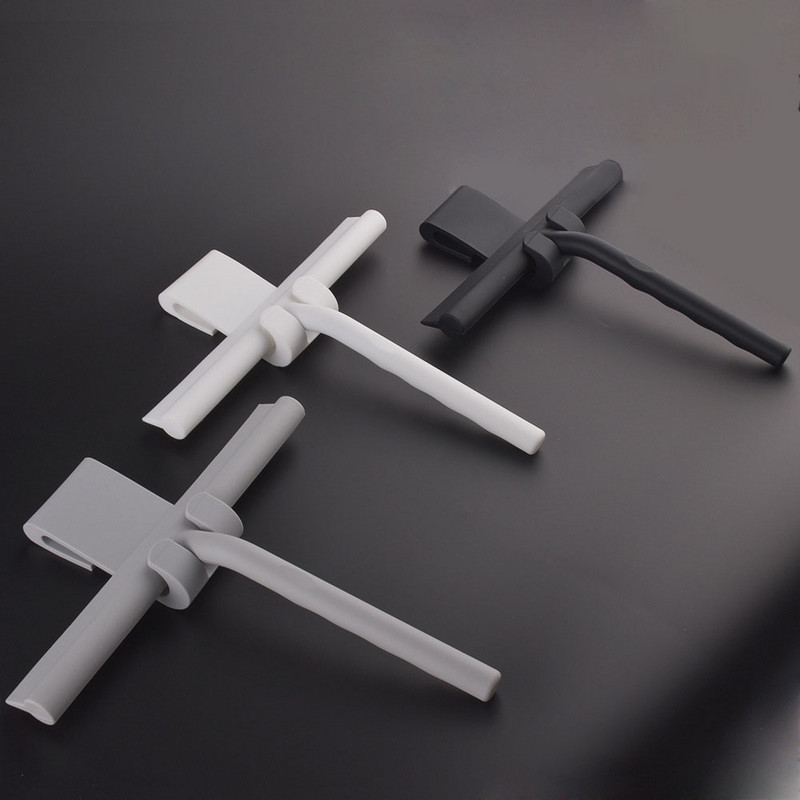 Racletă de duș Stergător de geamuri pentru mașină Racletă din silicon Perie de curățare Mâner lung Stergator de oglinzi Razuitoare Accesorii de curățare