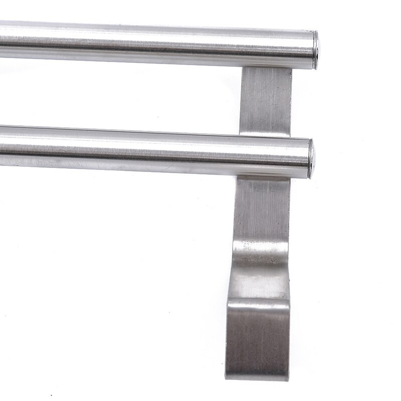 Držač kuhinjskih ručnika Proširivi držač za kupaonske ručnike Vješalica za pohranu od nehrđajućeg čelika Stalak Kuka za vrata Polica Kupaonski organizator