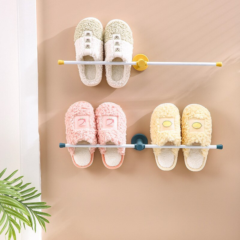 Κρεμάστρες βεντούζας θήκης για πετσέτες Βάση παπουτσιών Ράβδοι ράφι επιτοίχια Αυτοκόλλητη οργάνωση μπάνιου για προμήθειες τουαλέτας κουζίνας
