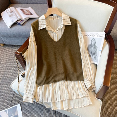 Φθινοπωρινό γυναικείο σετ - από δύο μέρη