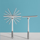 Mașină de spălat geamuri Dispozitiv de curățare a geamurilor Stergator de geamuri Spatula din silicon Racleta racleta Instrument de curățare Accesorii pentru baie