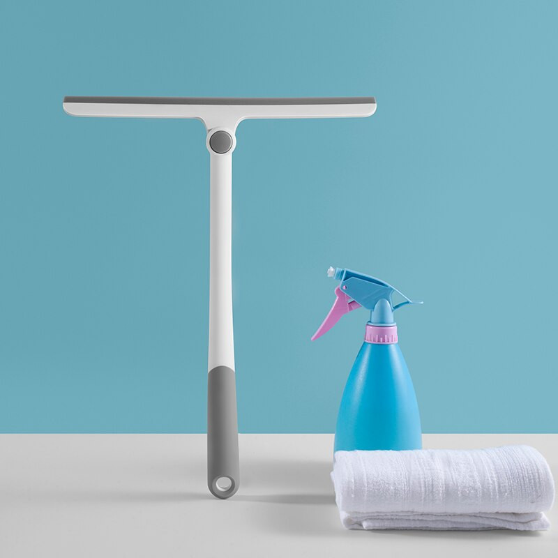 Mașină de spălat geamuri Dispozitiv de curățare a geamurilor Stergator de geamuri Spatula din silicon Racleta racleta Instrument de curățare Accesorii pentru baie