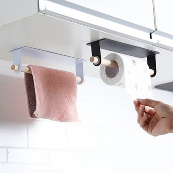 Βολική πρακτική βάση τοίχου Βάση οδοντόβουρτσας αναρρόφησης Ντουλάπι κουζίνας Θήκη για πετσέτες κουζίνας Ρολό χαρτί αποθήκευσης ράφι πετσετών για το σπίτι