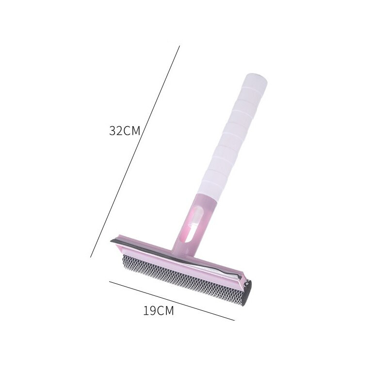Instrument de curățare a geamurilor de geamuri de demontare pe două fețe Dispozitiv de curățare a geamurilor Racletă Mop Racletă ștergător cu sticlă de pulverizare cu apă