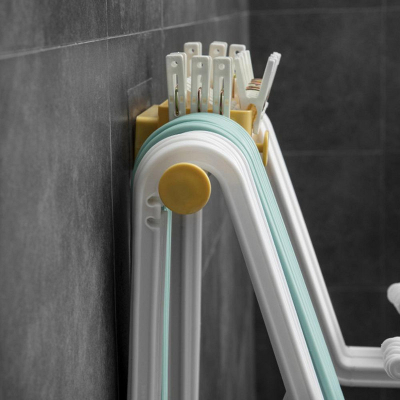 Stalak za ručnike koji se ne buši Višenamjenski Skrivena vješalica na uvlačenje Stalak za pohranu Organizator Vješalica Podrška za odjeću Dodatna oprema