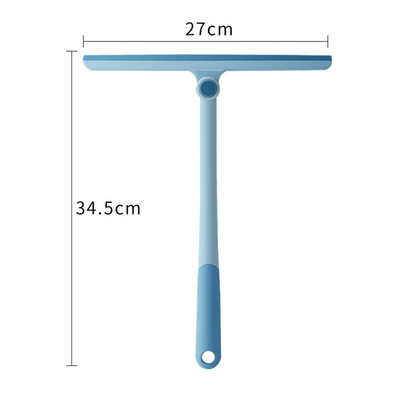 Tasuta kohaletoimetamine Silikoonklaasipuhastuspuhasti käeshoitav kodupuhastustööriist Kõrgkorruseliste akende kahepoolne klaasipuhasti