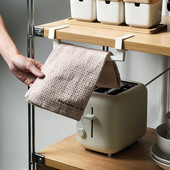 Jednostavna vrata ormarića Stalak za ručnike s jednom prečkom Kuhinjska plastična stolna vješalica za krpe Kupaonska neperforirana polica za ručnike