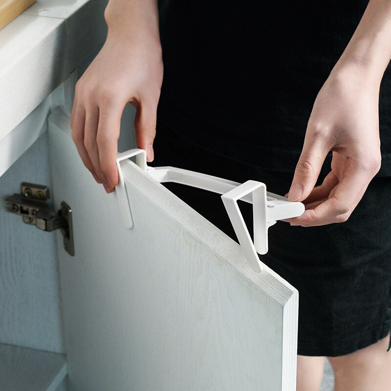 Jednostavna vrata ormarića Stalak za ručnike s jednom prečkom Kuhinjska plastična stolna vješalica za krpe Kupaonska neperforirana polica za ručnike