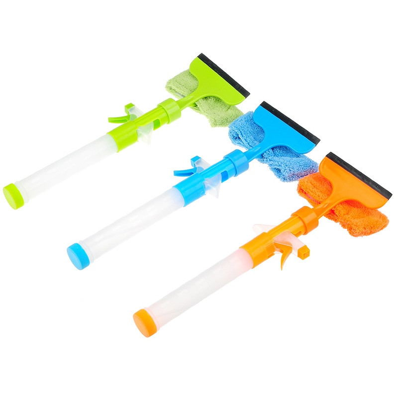 Višenamjenski dvostrani čistač baršunastih prozora s brisačem stakla za čišćenje vodenim sprejom