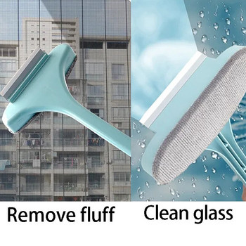 Инструмент за почистване на четка за прозорци Чистачки Инструмент за почистване на стъкла Битова двустранна четка