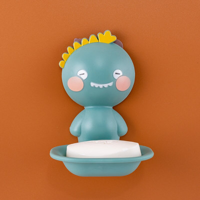 Suport pentru prosoape cu animale din desene animate montat pe perete Toaletă pentru baie Suport pentru prosoape pentru agățat pe perete Leu Cerb Organizator pentru tavă de depozitare pentru săpun