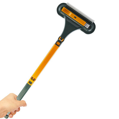 Perie de curățare a geamurilor 2 în 1 Perie de curățare a geamurilor umedă și uscată Instrument de curățare a geamurilor cu dublă utilizare Oglinda ușii dușului mașinii