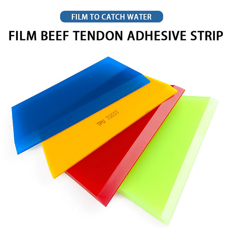 Mini instrumente de vopsire a geamurilor pentru ștergător de geamuri pentru curățător de geamuri din oglindă, cu mâner antiderapant, racletă mică cu lamă de cauciuc de 5 inci