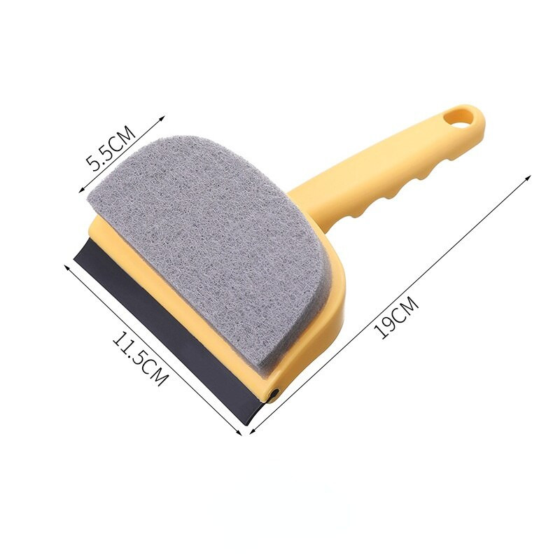 Perie cu burete 2 în 1 Magic Bucătărie Lamă din silicon Racletă de duș pentru sticlă de mașină Stergator de sticlă pentru fereastră Racletă Instrument perie pentru spălare
