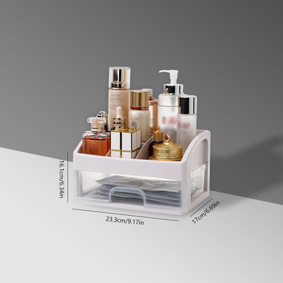 Makiažo dėklas Papuošalų konteineris Kosmetikos laikymo dėžutė Makiažo laikiklis Stalčiai Papuošalų Organizatorius Makiažo šepetėlio laikiklis Šepetėlio lūpų dažai