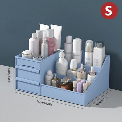 Makiažo dėklas Papuošalų konteineris Kosmetikos laikymo dėžutė Makiažo laikiklis Stalčiai Papuošalų Organizatorius Makiažo šepetėlio laikiklis Šepetėlio lūpų dažai