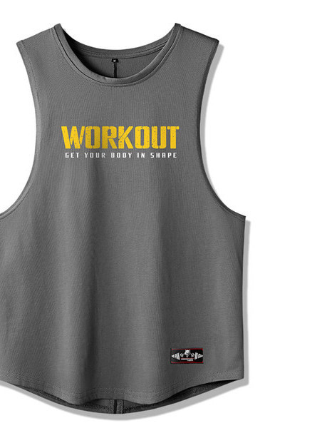 Maieu sport casual pentru bărbați, cu inscripții