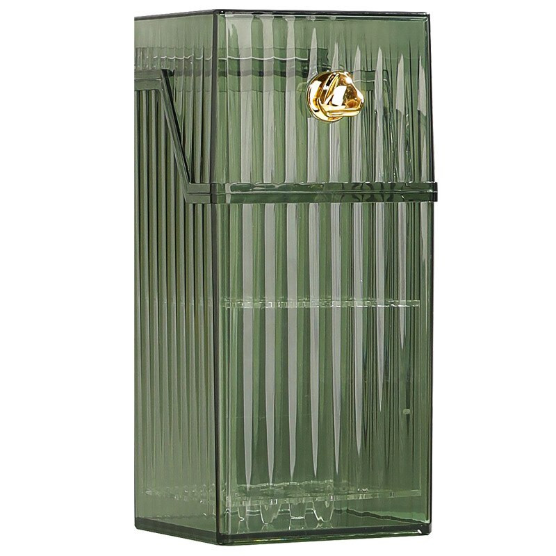 Mados plastikinio makiažo šepetėlio laikiklio laikiklis lūpų dažų antakių pieštukų laikiklis makiažo tvarkyklės darbalaukio kosmetikos laikymo dėžutė