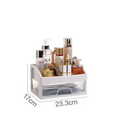 INS Storage makiažo kosmetikos dėklas vandeniui atsparus makiažo organizatorius Papuošalų dėžutė Moteris grožio odos priežiūros stalčius Namų laikymo dėžutė Patvari