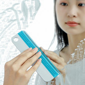 Racletă de duș Kit ștergător pentru oglindă de baie Instrumente de curățare a geamurilor Perie de curățat geamuri Pete de birou Accesorii de uz casnic cu cârlig