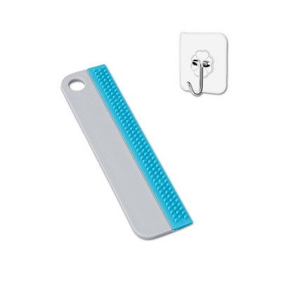 Racletă de duș Kit ștergător pentru oglindă de baie Instrumente de curățare a geamurilor Perie de curățat geamuri Pete de birou Accesorii de uz casnic cu cârlig