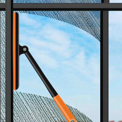 Четка за почистване на прозорци Чистачка за стъкло за огледало за баня Регулируема дълга дръжка Уред за почистване на прозорци Чистачка Чистачка Инструменти за почистване на дома