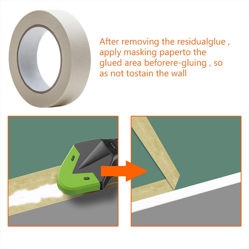 Silikoonkaabits 5 ühes metallist mitme nurgaga jääkliimi kaabits iluõmblustööriistade komplekt liimi põranda vormi eemaldamise tööriist