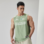 Ανδρικό σπορ φανελάκι casual με γράμματα