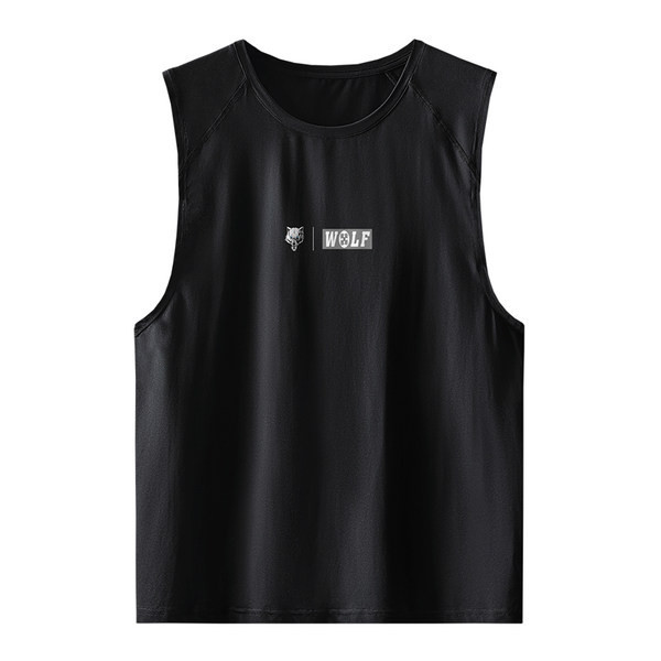 Νέο μοντέλο ανδρικό φανελάκι με οβάλ λαιμόκοψη και επιγραφή