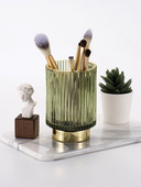 Decor nordic pentru toaleta pentru casa, cutie de depozitare pentru machiaj, organizator, recipiente pentru cosmetice, suport pentru pix de sticla, Caja De Cosmeticos