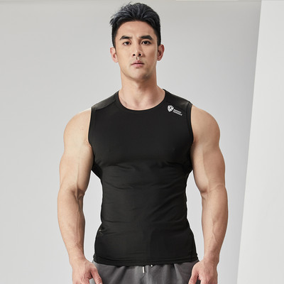 Ανδρικό φανελάκι με επιγραφή κατάλληλο για γυμναστική