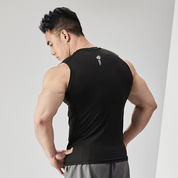 Ανδρικό φανελάκι με επιγραφή κατάλληλο για γυμναστική