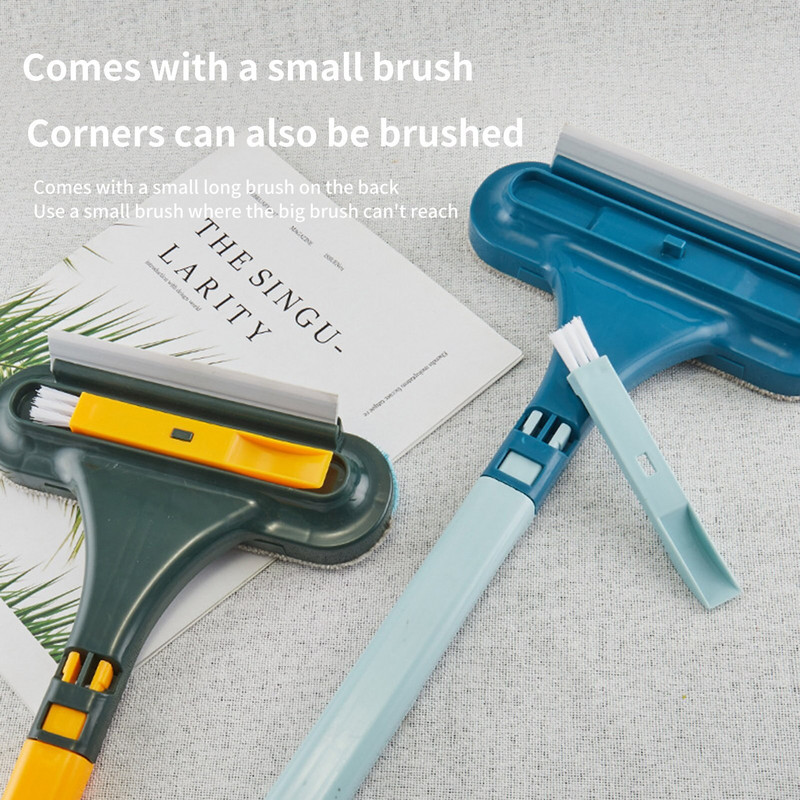 Unique Screen Window Cleaner Brush 2 in 1 Window Cleaner Brush | Ξύστρα καθαρισμού γυαλιού Εκτεινόμενο καθαριστικό πλέγματος για υγρό και στεγνό