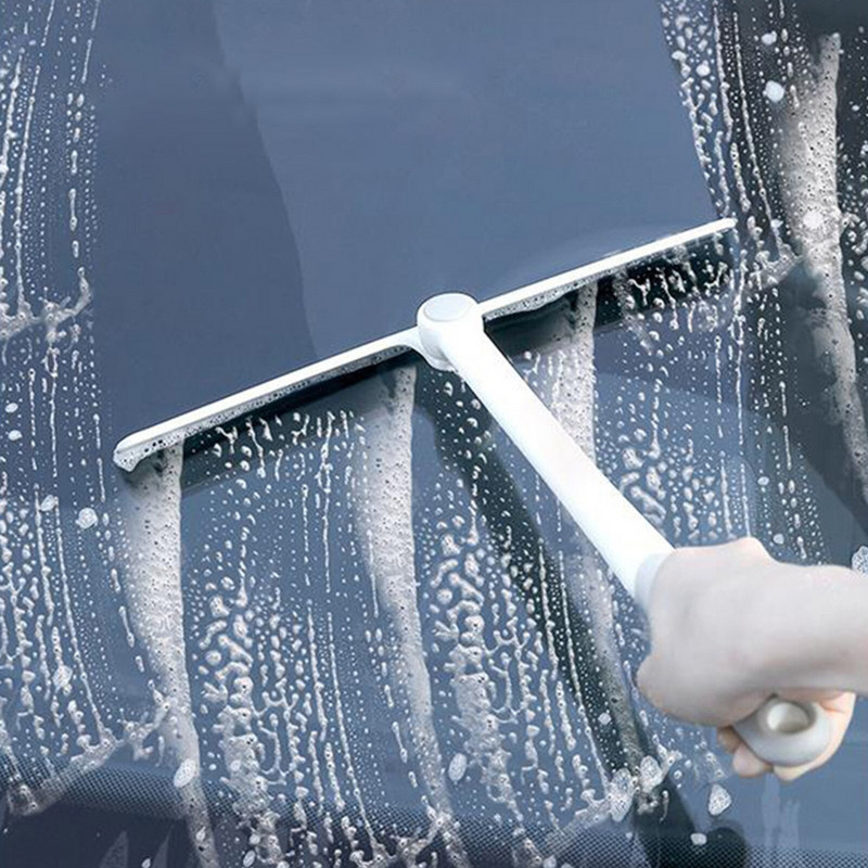Dušikaabits Dušiukse puhastusvahend Mugava käepidemega aknakaabitsad Libisemiskindla pika käepidemega peeglipuhastiga dušikaabits